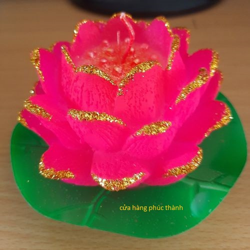 sáp nến hoa bông sen nở