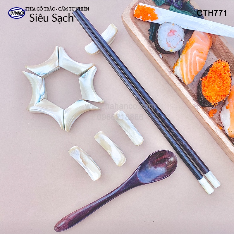 Muỗng Thìa cho bé gỗ Trắc/Cẩm (15cm) decor, xúc gia vị, ăn uống siêu sạch - CTH771