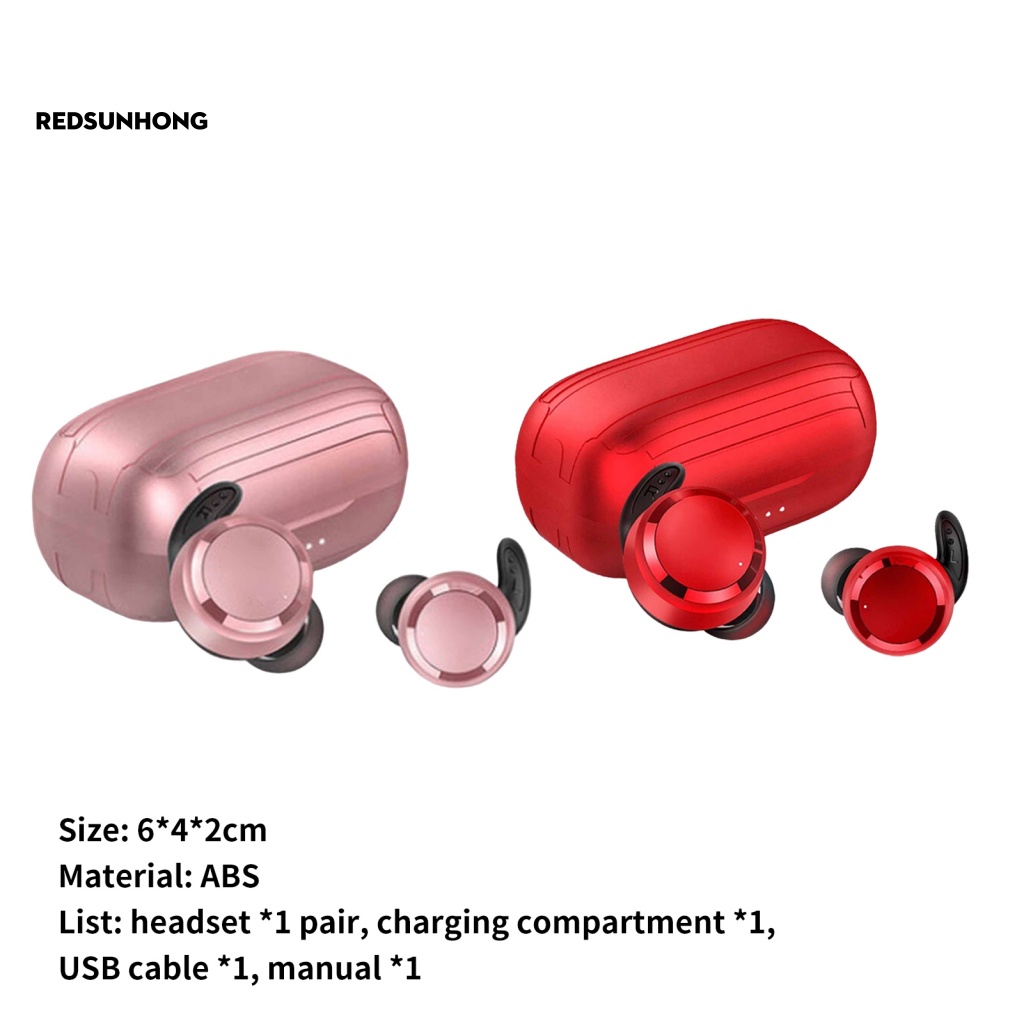 Tai Nghe Nhét Tai RSH.z Mini Kết Nối Bluetooth 5.0 Thiết Kế Thể Thao Và Phụ Kiện