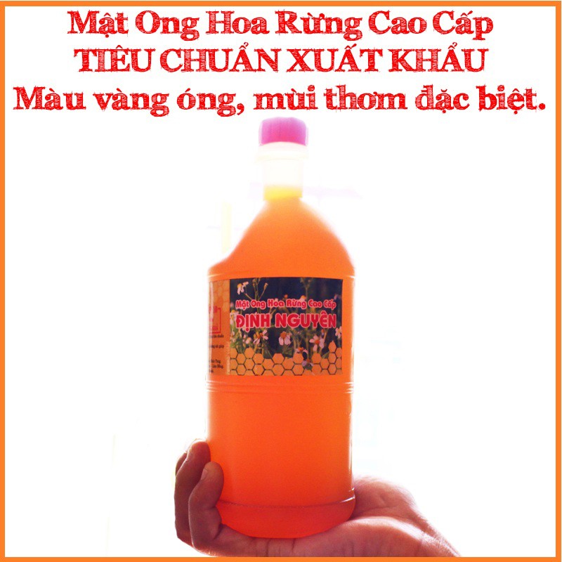 [Mã 156FMCGSALE hoàn 8% đơn 500K] Mật Ong Hoa Rừng Cao Cấp Định Nguyên 500ml | BigBuy360 - bigbuy360.vn