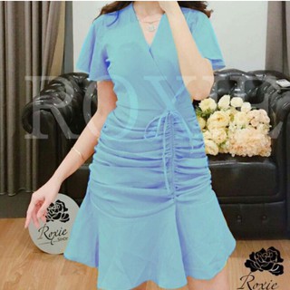 đầm ôm nhún eo đuôi cá
