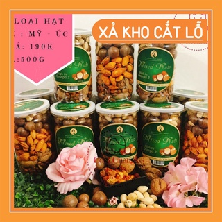 2 Hộp Mix 6 loại hạt còn vỏ (1kg)