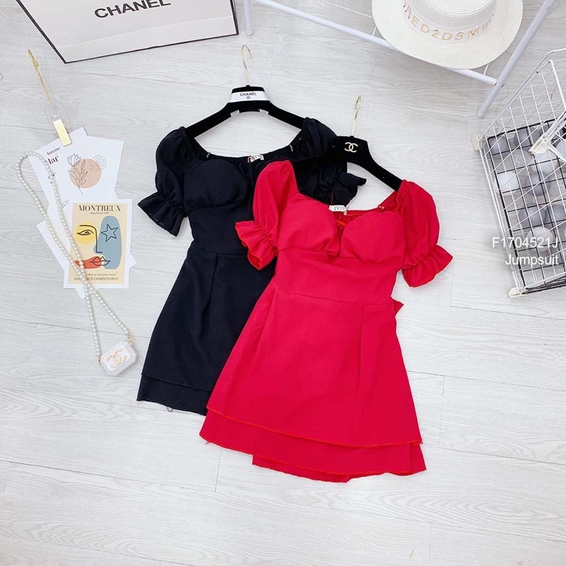 Jumpsuits nhún ngực