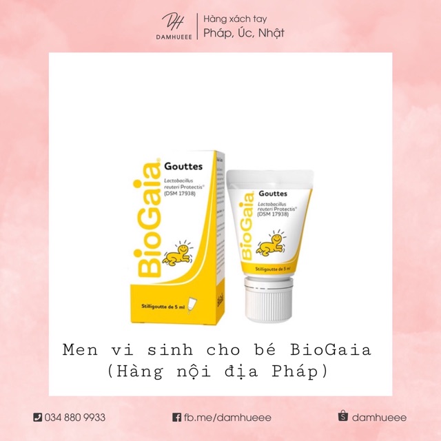 Men vi sinh cho bé BioGaia (5ml dạng tuýp)