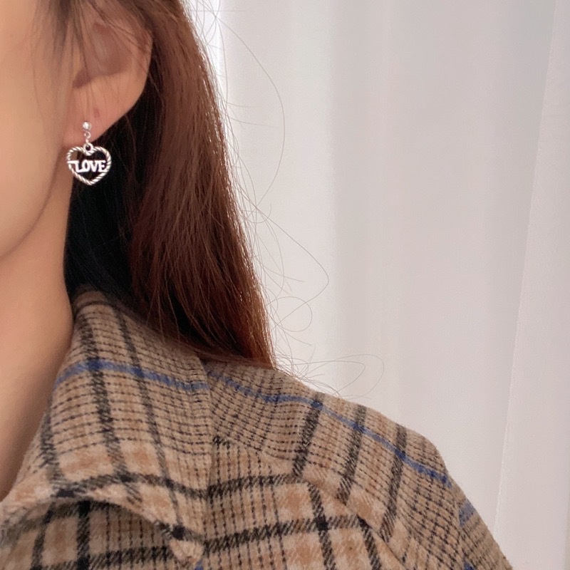 Hoa tai nụ cười Hoa tai nữ thời trang đơn giản cổ điển Hàn Quốc