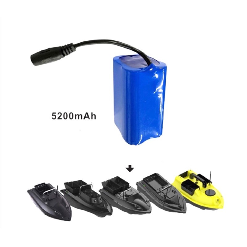 pin dự phòng cho thuyền thả mồi, thả thính 5200mAh hàng loại 1 hàng chính hãng pin LiPo + miễn phí ship giá rẻ y hình | BigBuy360 - bigbuy360.vn