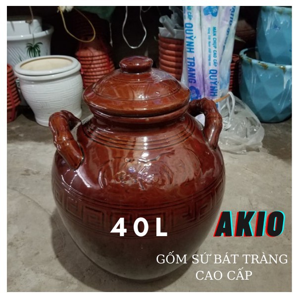 [Chính Hãng] Chum Bát Tràng To Ngâm Rượu 40L , 50L, 60L, 70L