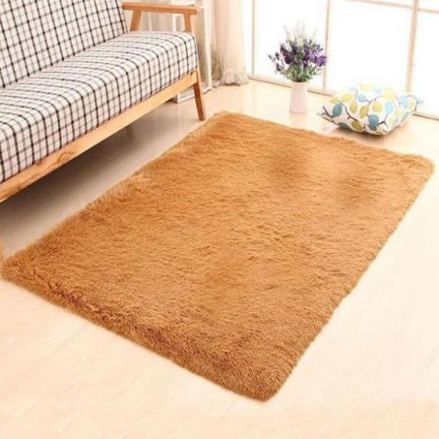 [XẢ KHO] Thảm lông trải sàn size 1m6 x 2m (Đủ Màu ) - Hàng loại 1 có mặt chống trượt lông dài