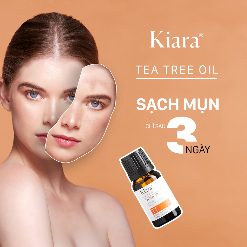 Chấm Mụn Tràm Trà Kiara Tea Tree Oil 10ml