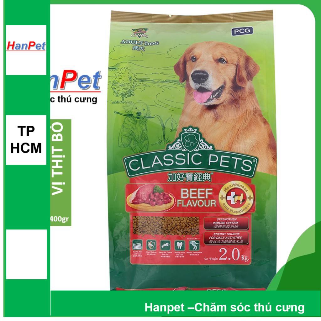 HCM-Thức ăn  dạng hạt chó trưởng thành CLASSIC PETS  ADULT- 400gr (hanpet 207) THỨC ĂN CHUỘT HAMSTER