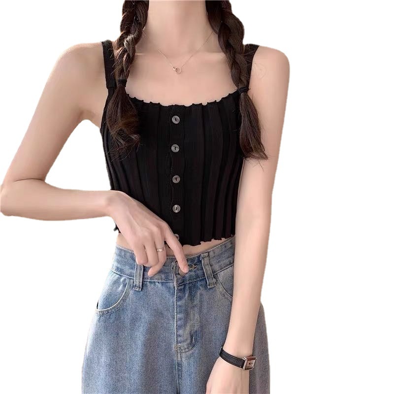 Áo dây cộc tay cổ tròn thời trang hàn quốc dành cho nữ VN178