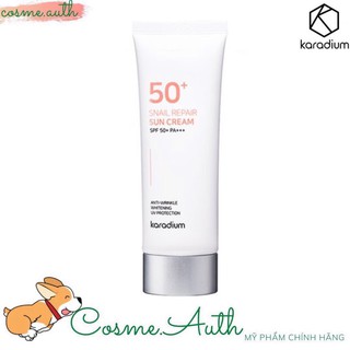 Kem Chống Nắng Karadium Snail Repair Sun Cream SPF 50+ PA+++ 70mL