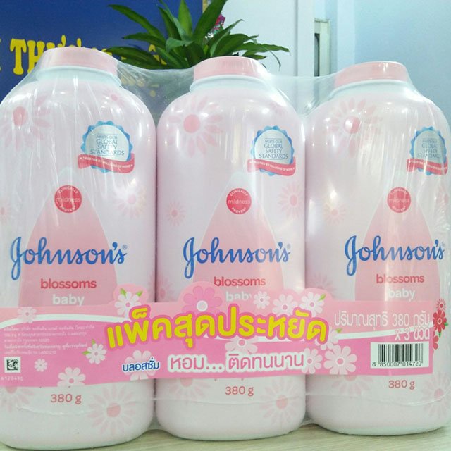 Phấn Rôm Johnson's Baby Powder Chai 380g