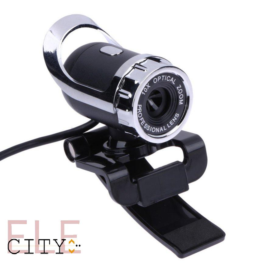 Webcam HD 12 Megapixels Xoay 360 Độ Tự Động Cân Bằng Hỗ Trợ USB Cho Máy Tính