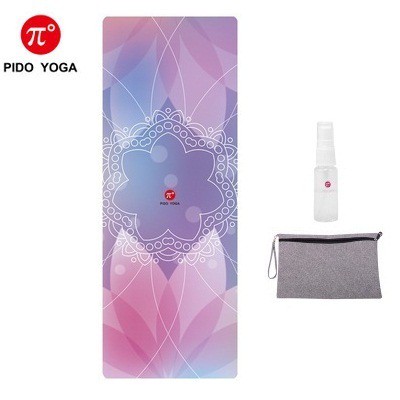 Thảm Yoga du lịch Cao Cấp Pido 1,5mm Chống trơn trượt - Tặng kèm túi đựng xếp vuông