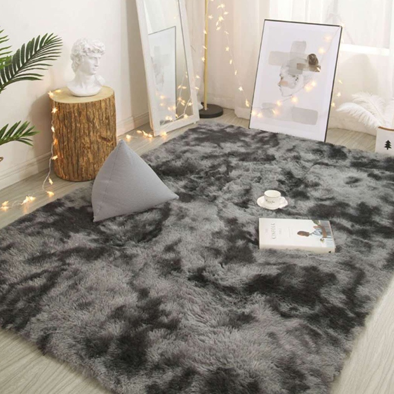 Tấm thảm lông nhung Mengni dày nhiều màu 40x60cm dùng cho trang trí nội thất phòng ngủ