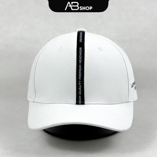 Mũ Lưỡi Trai Advanced Basic AB Line Trắng và Đen Self Design