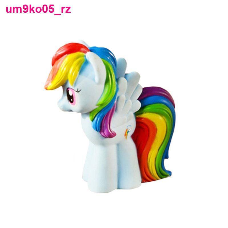 đồ sơ sinhĐồ chơi Little Pony cô gái Ziyue 5 món công chúa trẻ em búp bê thạch cao tô màu sơn tự làm phôi trắng