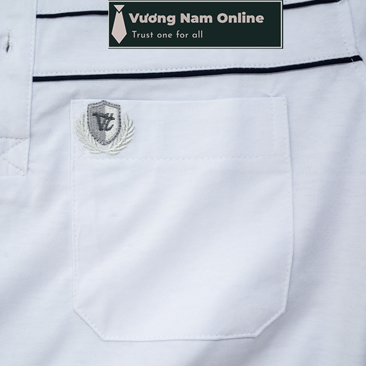 Áo phông nam trung niên có cổ polo form rộng tay ngắn cotton đẹp cao cấp FF12B