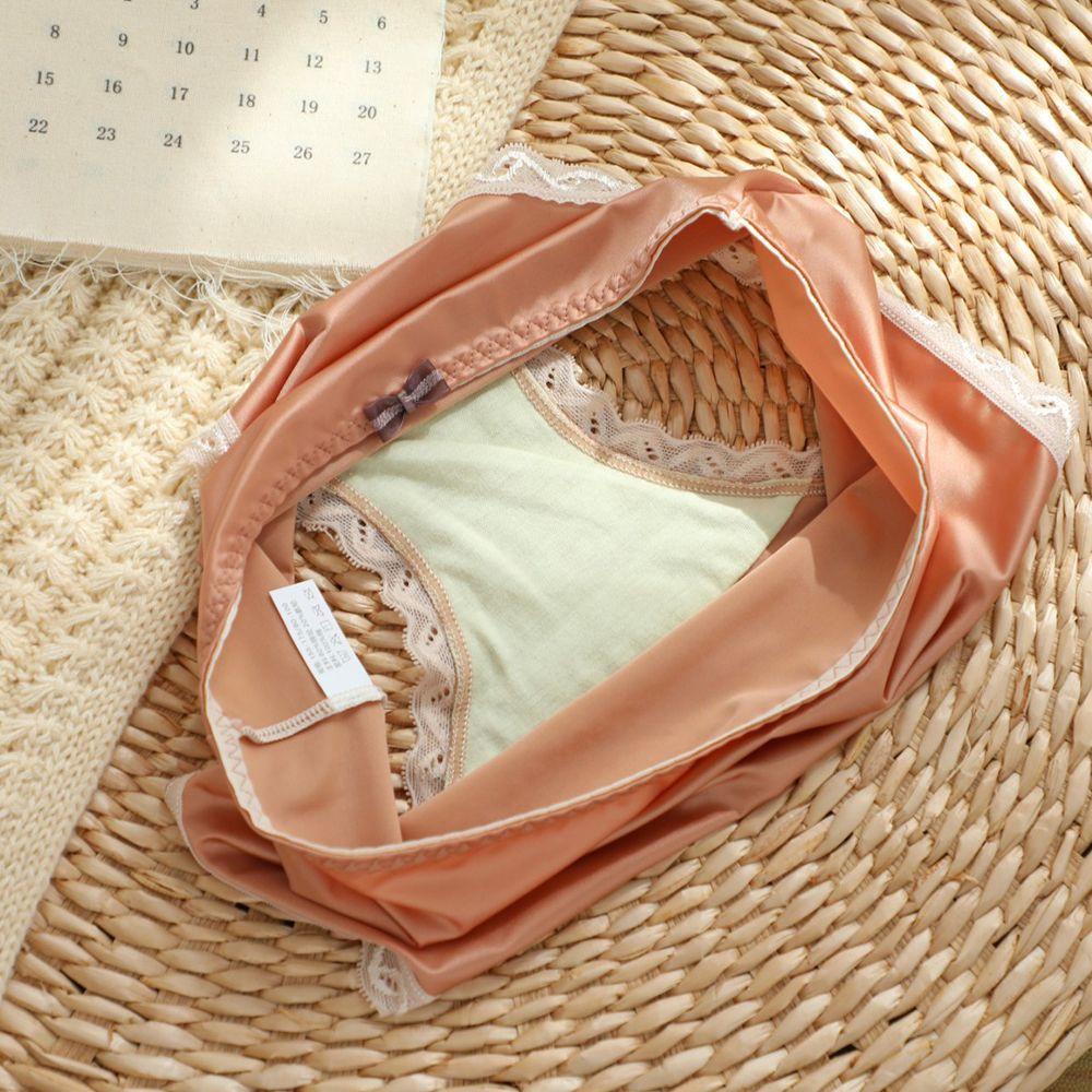 OCEANMAP Quần Lót Satin Cotton Màu Sắc Ngọt Ngào Quyến Rũ Cho Nữ