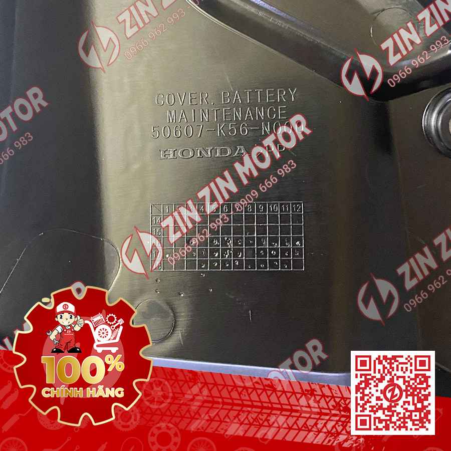 Nhựa Nhám Nắp Ắc Quy Winner V1, RS150 V1 V2 50607-K56-N10 Chính Hãng Honda - ZZM