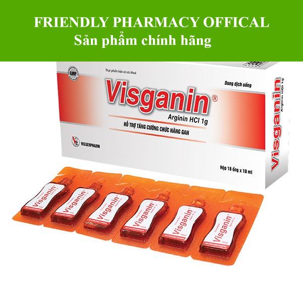 Visganin – Hỗ trợ điều trị viêm gan, giải độc gan, hạ men gan (Hộp 18 ống)