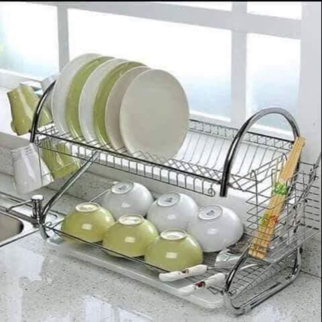 ❌❌KỆ ÚP BÁT INOX 2 TẦNG❌❌