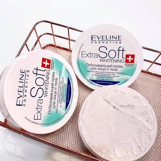 Kem Dưỡng Trắng Da Mặt Và Toàn Thân Eveline Extra Soft Whitening 200ml