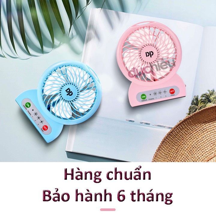 [ Hàng Chất Lượng ] Quạt sạc tích điện mini để bàn, quạt sạc, quạt mini