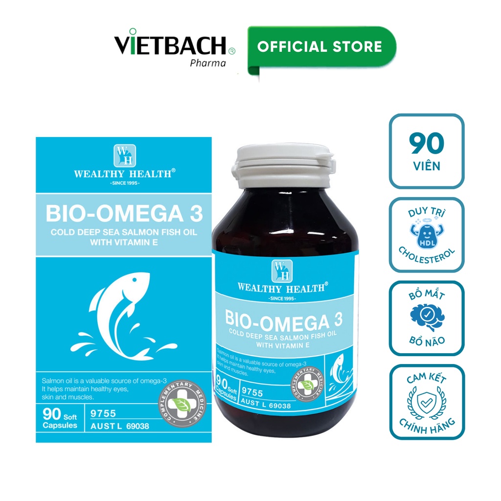 Viên uống Bio Omega 3 giúp phát triển não bộ, cải thiện thị lực