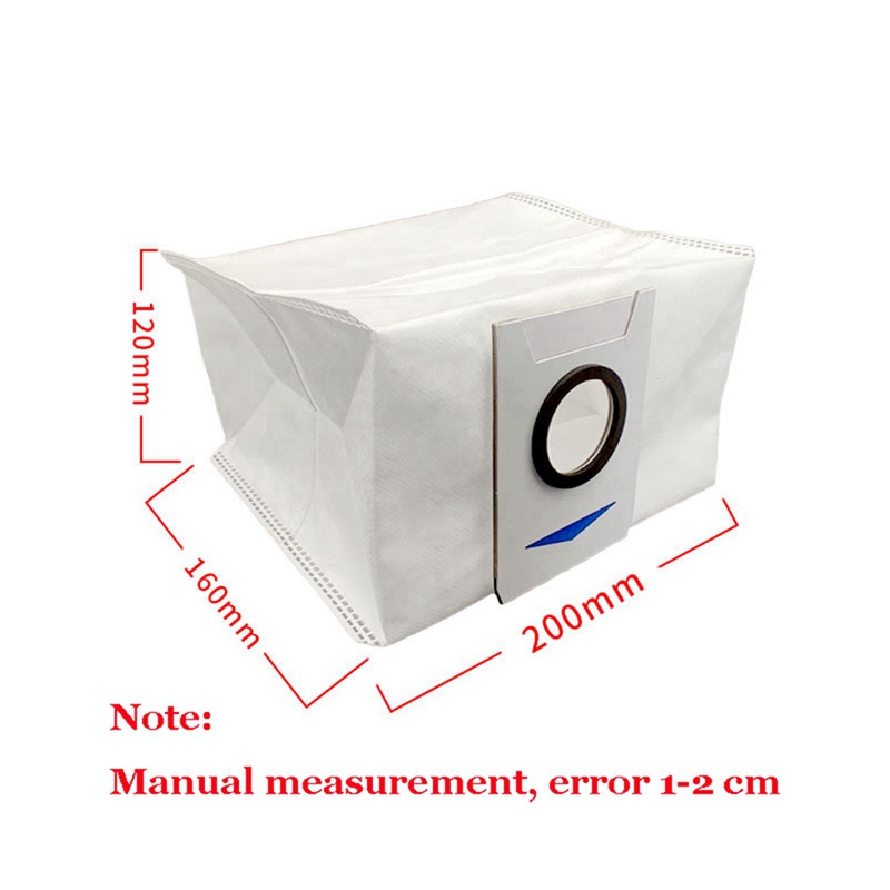 Set 12 Túi Đựng Bụi Bẩn Chống Rò Rỉ Sức Chứa Lớn Cho Máy Hút Bụi ECOVACS DEEBOT X1 OMNI