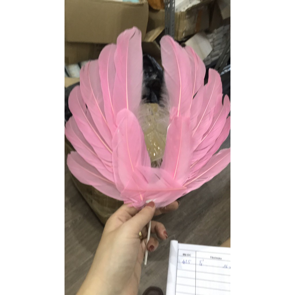 Cánh lông vũ cắm bánh kem 26Cm, cánh thiên thần, cánh tình yêu