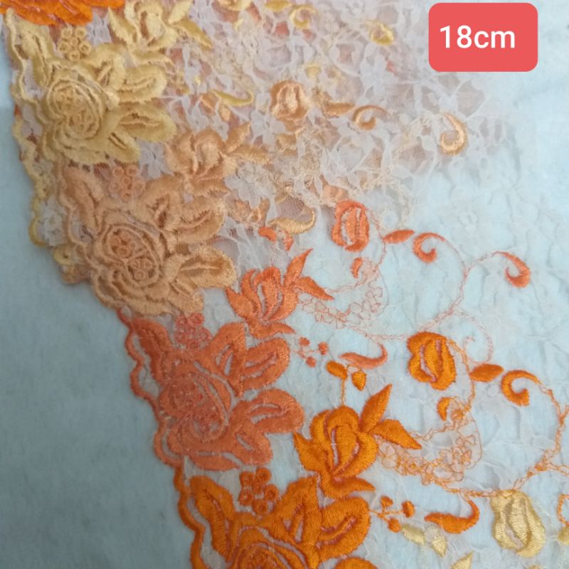 Ren lưới thêu chân , dây lẻ,size 15 đến 26cm .