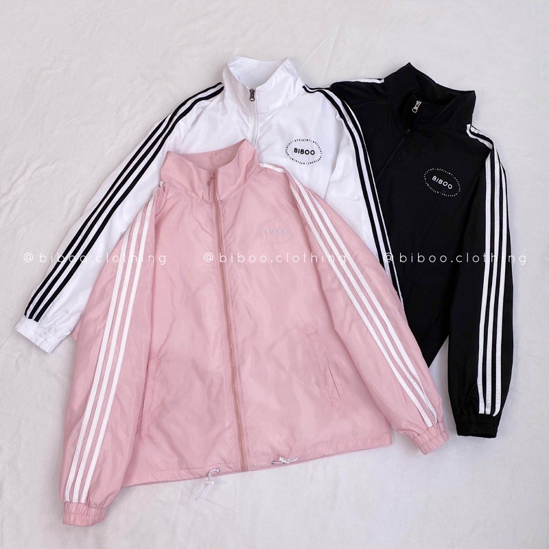 BIBOO - Áo khoác dù có 3 sọc tay BIBOO OFFICIAL - JACKET DÙ