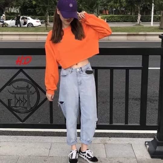 Áo thun crt trơn dài tay