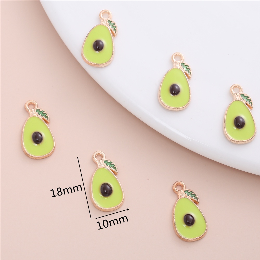Set 10 Mặt Vòng cổ Hình Trái Bơ Dễ Thương