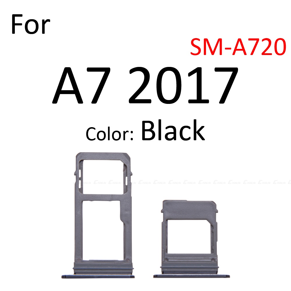 Khay Đọc Thẻ Nhớ Micro SD / Sim Cho Samsung Galaxy A7 A5 A3 2018 2017 A750 A720 A320