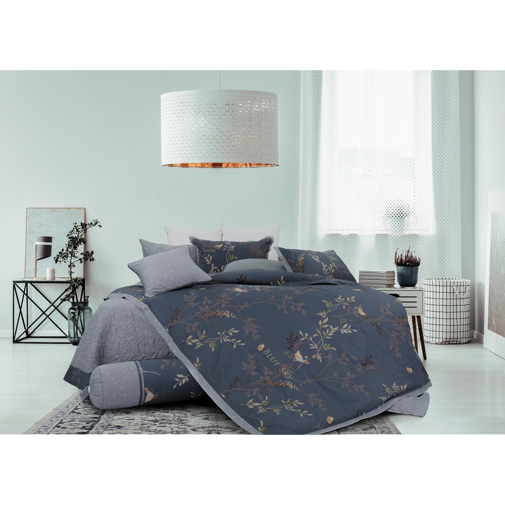 Bộ Chăn Ga Gối Hanvico Blue Sky - DLQ167