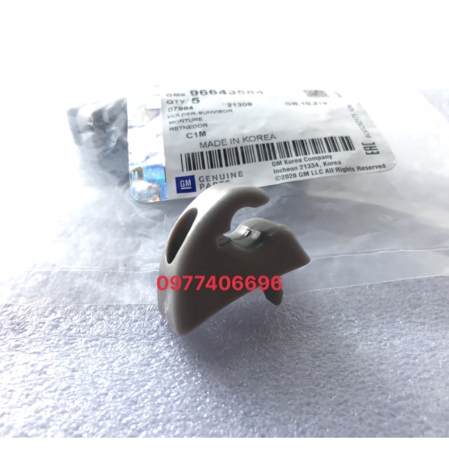 Chốt cài/đỡ tấm chắn nắng MATIZ, SPARK 2008- 2012  96643584