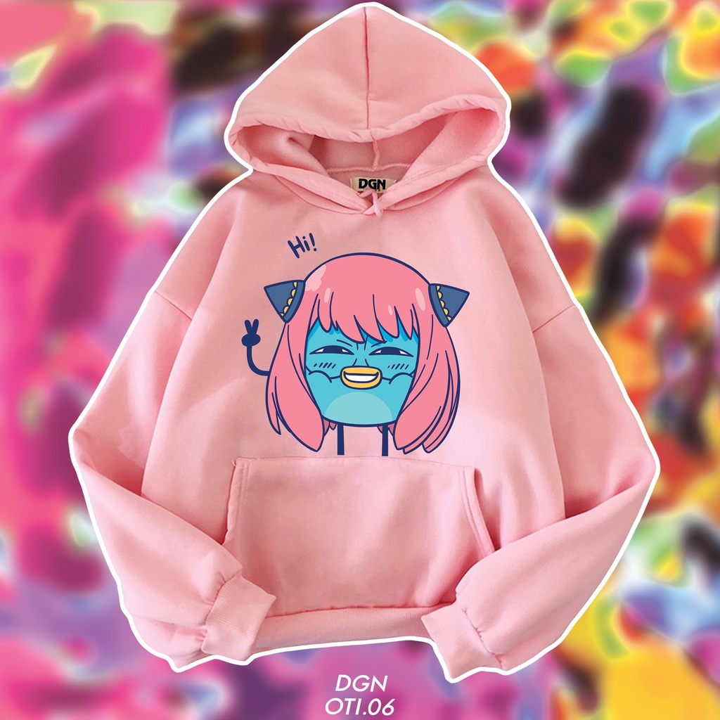 HOODIE HỒNG MẪU ÉN NGẦU OTI.06