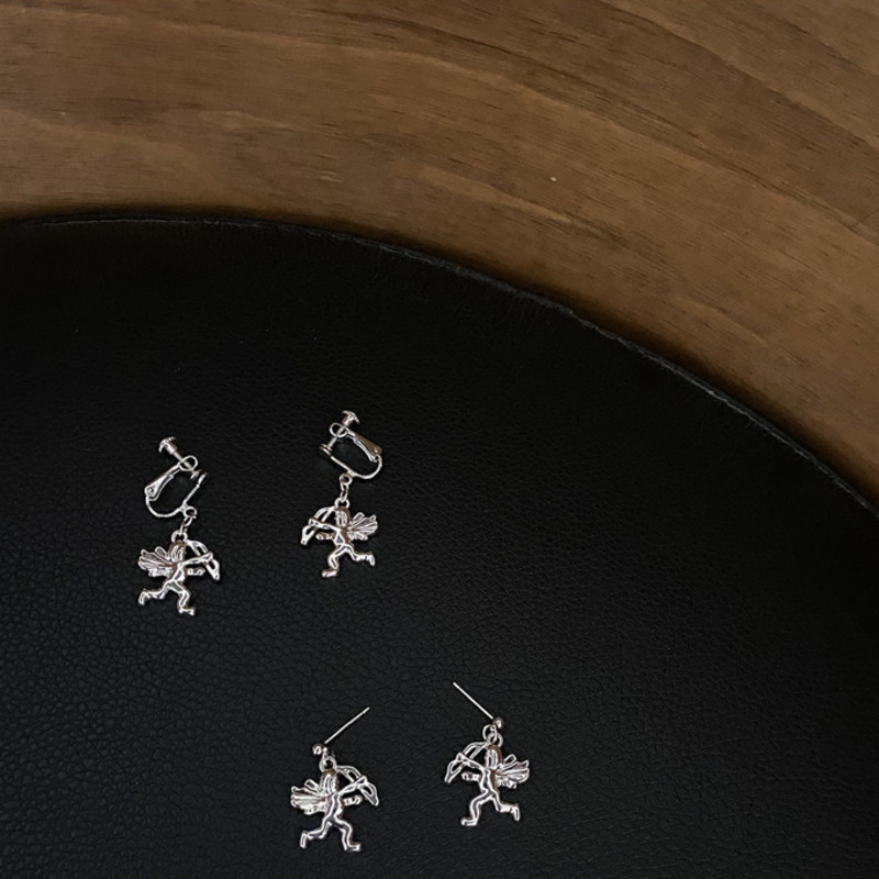 Hoa Tai Dáng Dài Hình Thần Tình Yêu Cupid Cá Tính