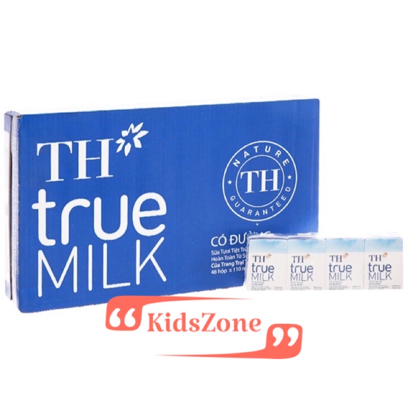 Thùng sữa tươi TH TrueMilk 110ml(48hộp)