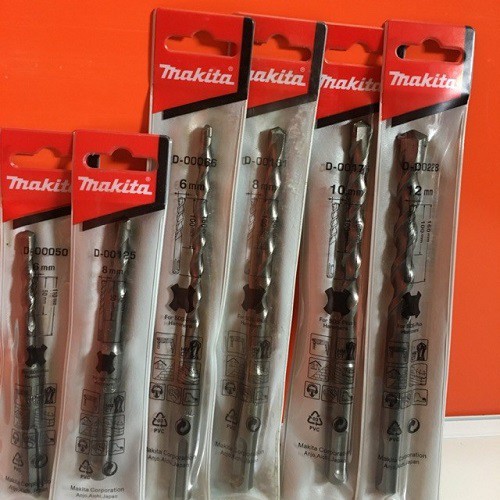 Mũi Khoan Bê Tông MAKITA SDS-Plus 6 ~ 20 mm  - Chính Hãng