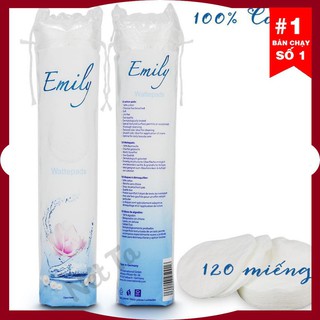 Bông tẩy trang |free ship| bông tẩy trang emily 120 miếng đức