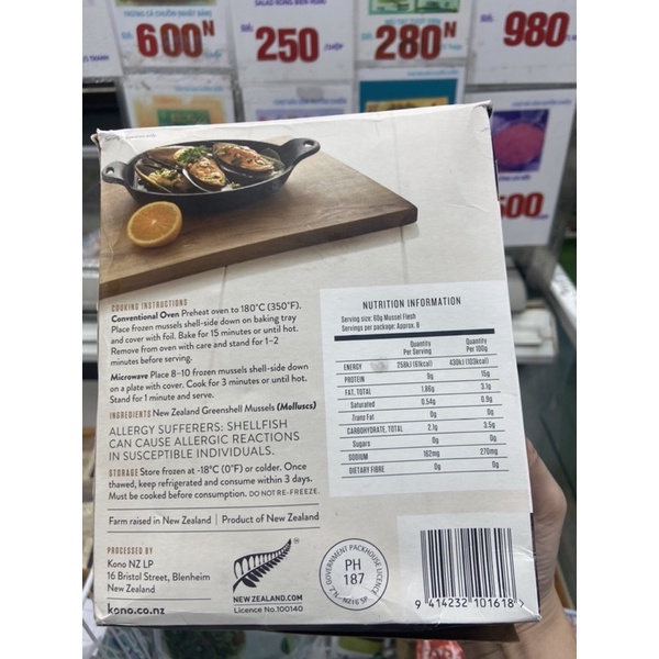 Vẹm xanh new zealand