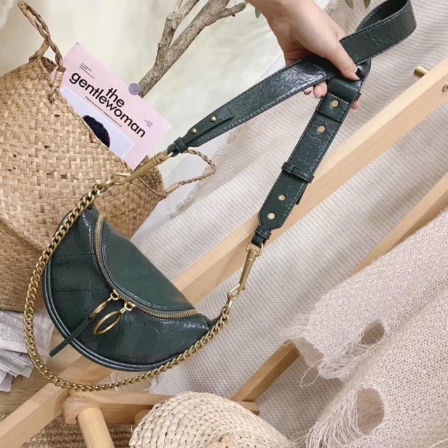 Túi đeo chéo xanh+rêu+đen