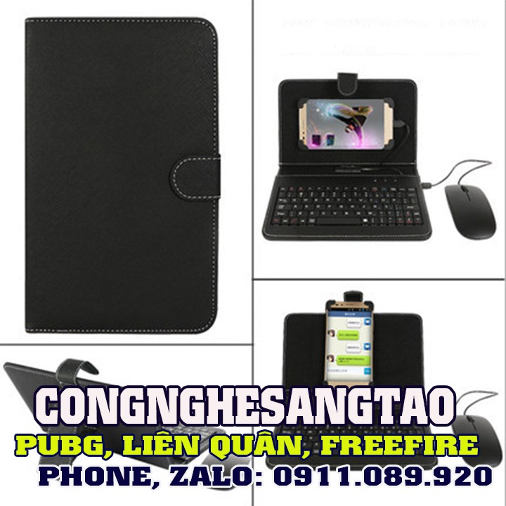 Bao Da Bàn Phím Điện Thoại Kèm Chuột | BigBuy360 - bigbuy360.vn