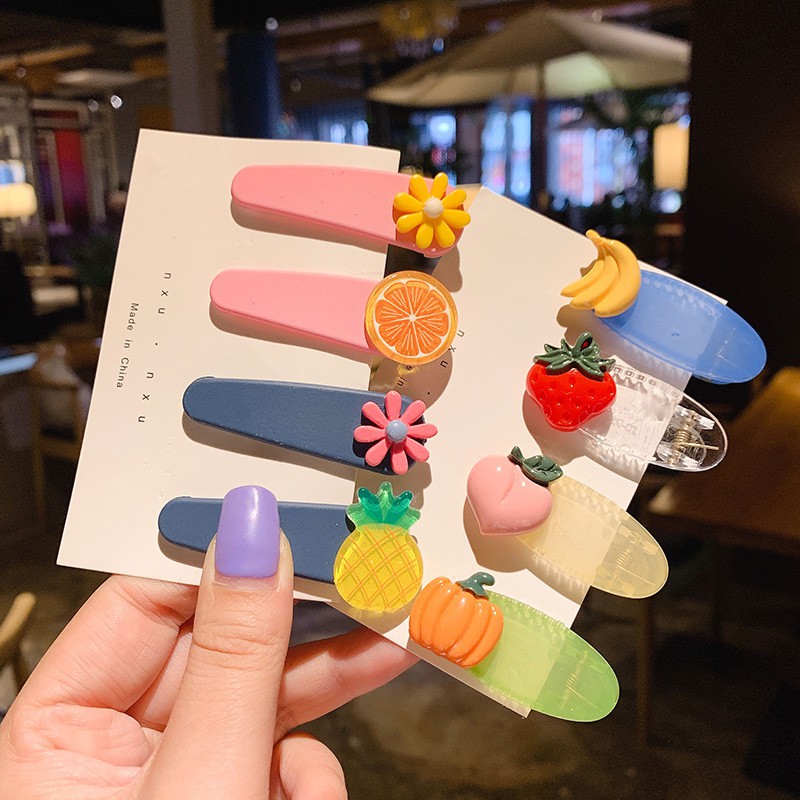 Kẹp Tóc Hình Trái Cây Xinh Xắn Cho Bé Gái