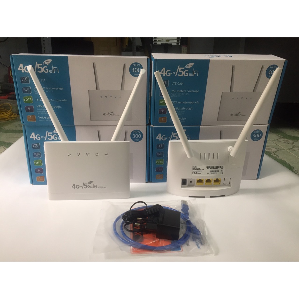 Modem Wifi 4G - Huawei B593, 32 user, 4 cổng LAN