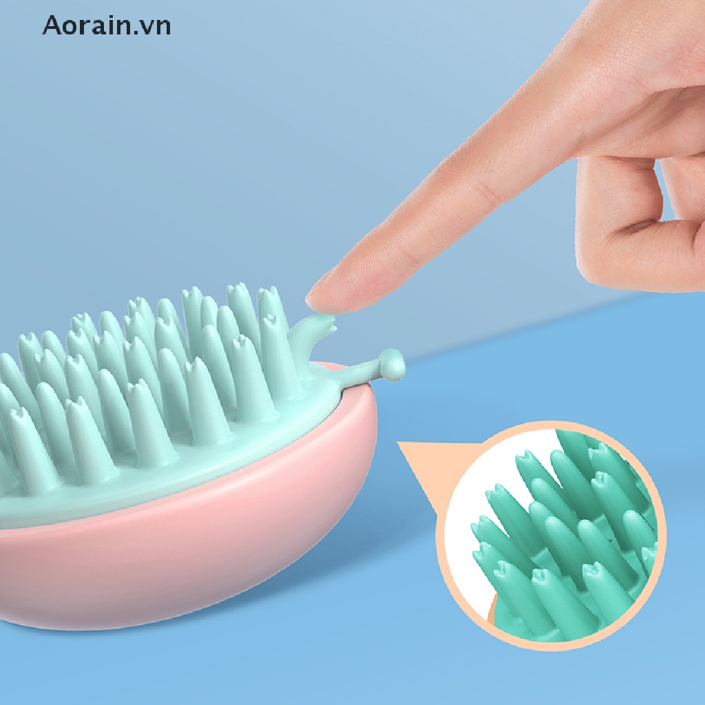 Lược silicone Mát Xa Da Đầu Tiện Dụng